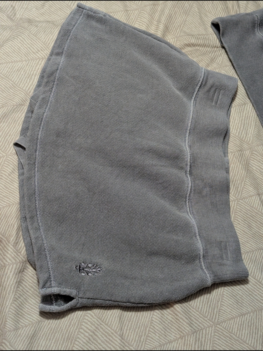 Set Free People Gray Cropped Zip Hoodie and Skort - Picture 4 of 11